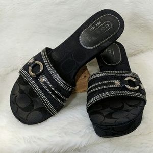 Coach Tyra ll wedge shoes